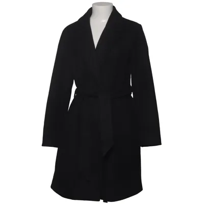 Coat (Black) from VILA Clothes Acrylic, Recycled polyester, Wool