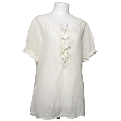 Top (White) from Ewa I Walla Cotton, Silk
