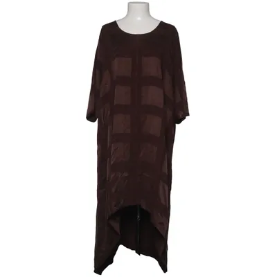 Robe (Marron) de Thing Cupro, Viscose