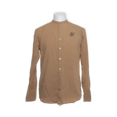Skjorta (Beige) från SikSilk Bomull, Elastan