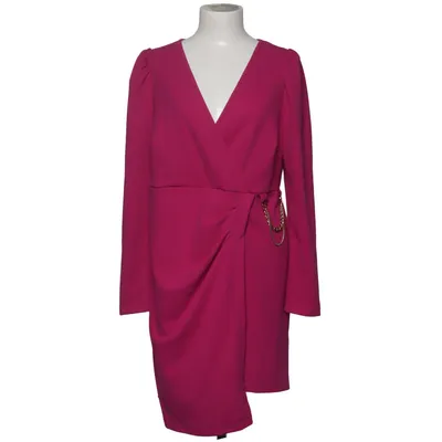 Wrap dress (Pink) from Shein Curve Elastane, Polyester