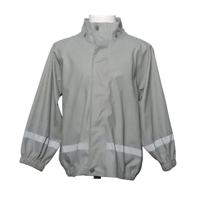Rain jacket (Gray) from OblaDidi Polyester, Polyurethane