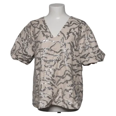 Topp (Beige, Silverfärgad) från Leveté Room Bomull, Polyester, Viskos