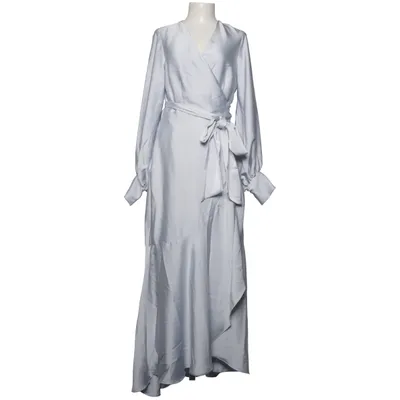 Slå-om-kjole (Blå) fra Joelle Polyester