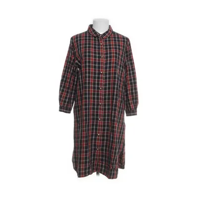 Shirt dress (Black, Red, Multicolored) from Zara Woman Premium Collection Cotton