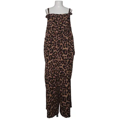 Latzhose (Braun, Schwarz) von Shein Curve Elasthan, Polyester