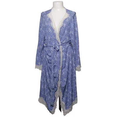 Dressing gown (Blue, White) from Sussan Elastane, Polyamide, Polyester