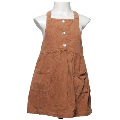 Hängselklänning (Brun) från Zara Bomull