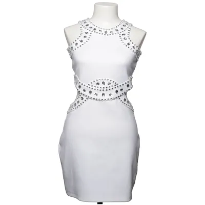 Dress (White) from Sequin Mania Elastane, Polyester