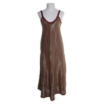 Maxi dress (Red, Gold) from Zara Knit Viscose, Nylon, Polyester