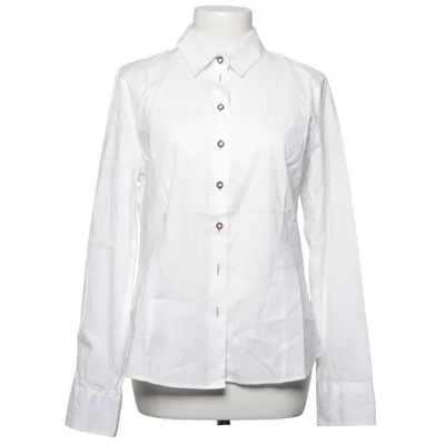 Shirt (White, Green) from Wiesnkönig Cotton, Elastane