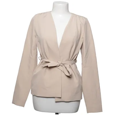 Blazer (Beige) from Sandra Hauge Elastane, Polyester