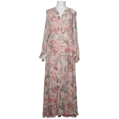 Maxi dress (Pink, Multicolored) from Massimo Dutti Polyester, Viscose