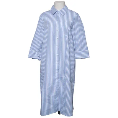 Skjortklänning (Blå, Vit) från Oui Bomull