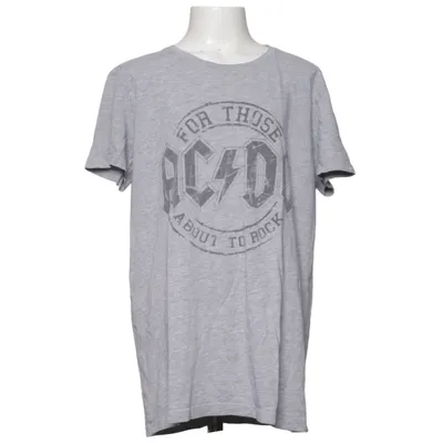 T-shirt (Gris) de ACDC Coton biologique, Polyester