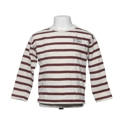 T-shirt à manches longues (Blanc, Marron) de Zara Coton