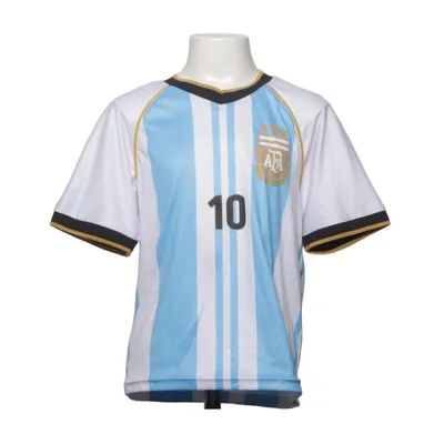Maillot de football (Bleu, Blanc) de Afa Polyester