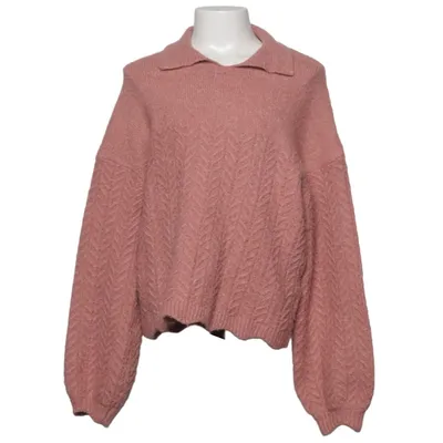 Pull-over (Rose) de Uniq Young Acrylique, Élasthane, Polyester, Laine