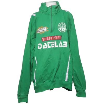 Sweatshirt (Green, White) from Team Sportia Cotton, Polyester