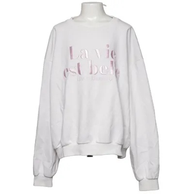 Sweatshirt (White, Pink) from Lindex Kids Cotton, Polyester