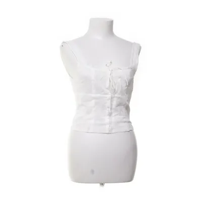 Crop top (Hvid) fra White Fox Bomuld