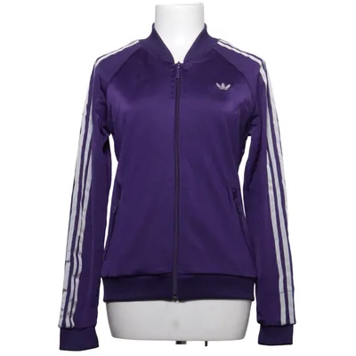 Träningsjacka (Lila, Vit) från Adidas Polyamid, Polyester