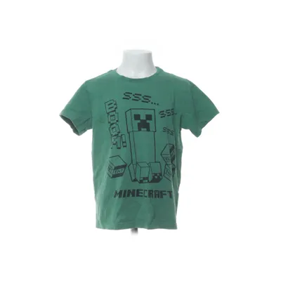 T-shirt (Grön, Svart) från Mojang Bomull, Polyester