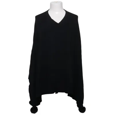 Poncho (Zwart) van Damod Elastaan, Viscose, Wol