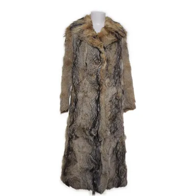 Pälskappa (Brun, Svart, Grå) Päls