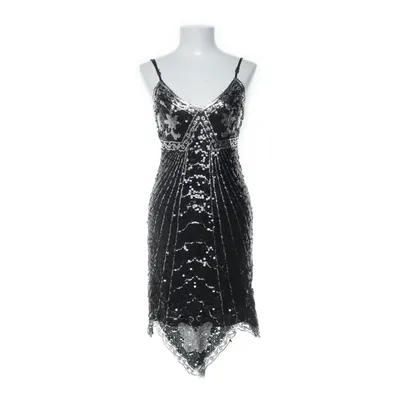 Dress (Black, Silver) from Maner Polyester