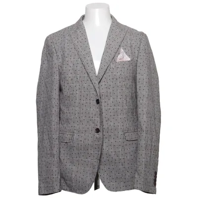 Blazer (Gray, Black) from Berna Cotton, Elastane, Polyester