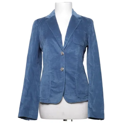 Blazer (Blauw) van Laurèl Katoen, Elastaan
