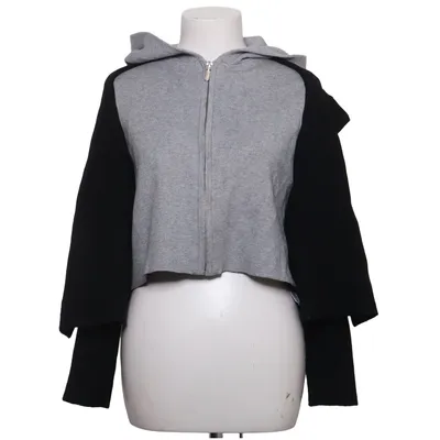 Hoodie (Black, Gray) from Nicole Miller Polyamide, Polyester, Viscose
