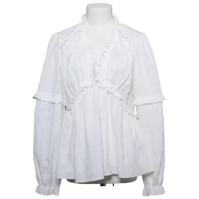 Blouse (Wit) van NA-KD Elastaan, Polyester