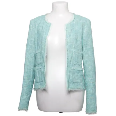 Blazer (Blå, Flerfarvet) fra Hallhuber Akryl, Bomuld, Elastan, Polyester