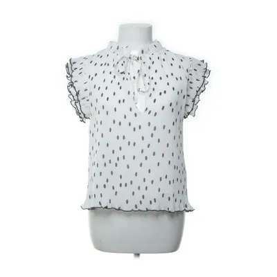 Blouse (Wit, Zwart) van Ganni Gerecycled polyester