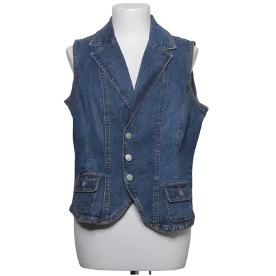 Denim vest (Blue) from Rainbow Collection Cotton, Elastane
