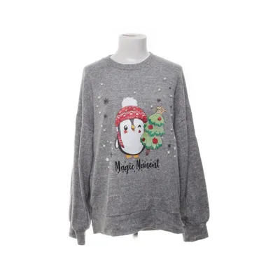 Kersttrui (Grijs) van Clockhouse by C&A Elastaan, Polyester, Viscose