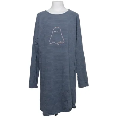 Lange mouwen shirt (Blauw) van Skiny Katoen, Elastaan