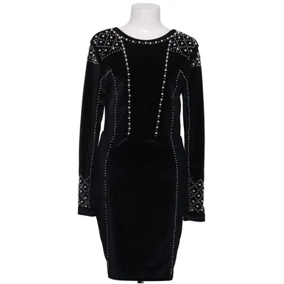 Jurk (Zwart, Wit) van H&M Party Polyester, Elastaan