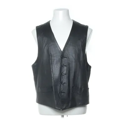 Lædervest (Sort) Nylon, Polyester, Læder