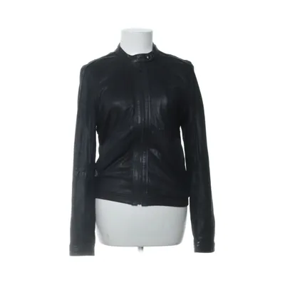 Leren jack (Zwart) van Calvin Klein Jeans Leer, Polyester