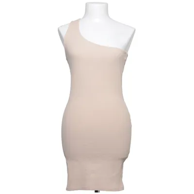 Jurk (Beige) van Iva Nikolina x NA-KD Katoen, Elastaan