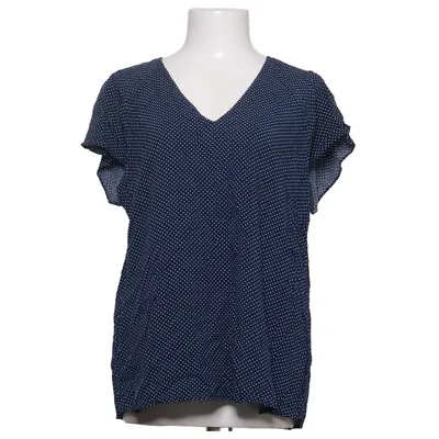 Top (Blue, White) from Mingel Viscose