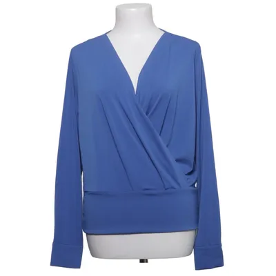 Wickelbluse (Blau) von H&M Modern Classic Elasthan, Polyester