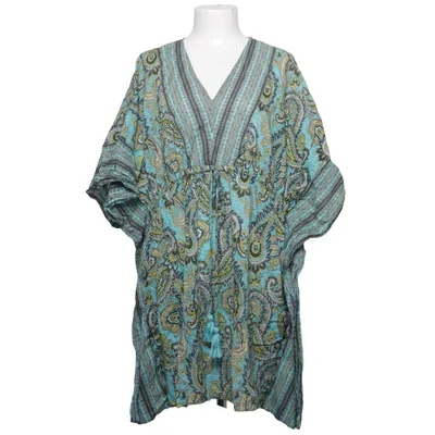 Kaftan (Turquoise, Geel, Meerkleurig) van Indiska Katoen