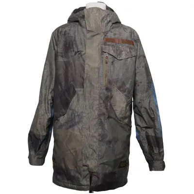 Manteau de ski (Gris, Bleu, Multicolore) de A.G. Acrylique, Nylon, Polyester, Polyuréthane