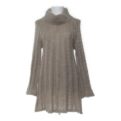 Robe à col roulé (Beige) de Lauren Vidal Acrylique, Mohair, Laine