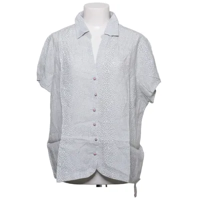 Short sleeve shirt (White, Gray) from Anne Weyburn Viscose