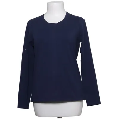 Lange mouwen shirt (Blauw) van Walbusch Katoen, Elastaan